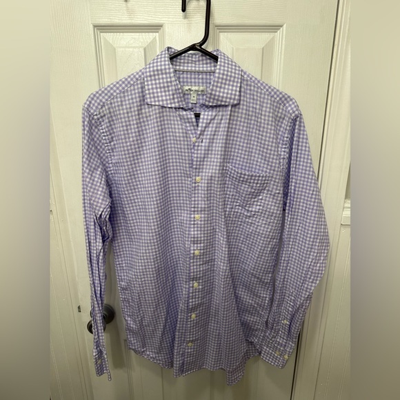 Peter Millar cotton button up. Size Medium. - Picture 3 of 3